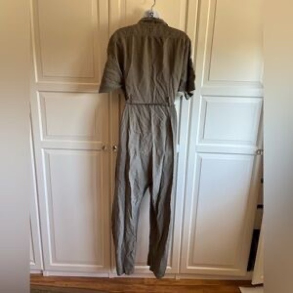 Molly Bracken Olive Green Utility Jumpsuit - Picture 2 of 10